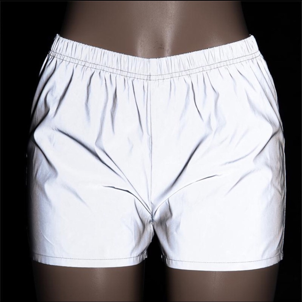 New Reflective Track Shorts